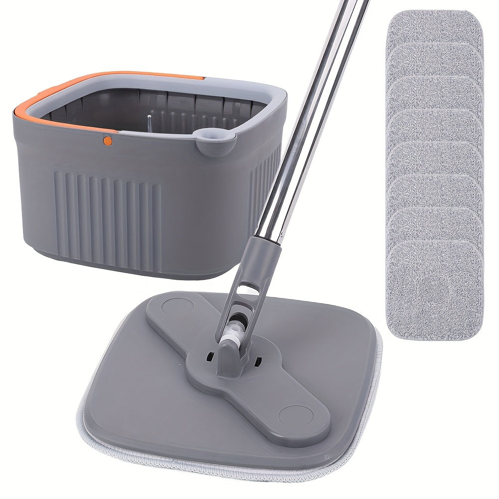Hands-Free Wash Mop with Automatic Water Separation and 360° Rotating Head