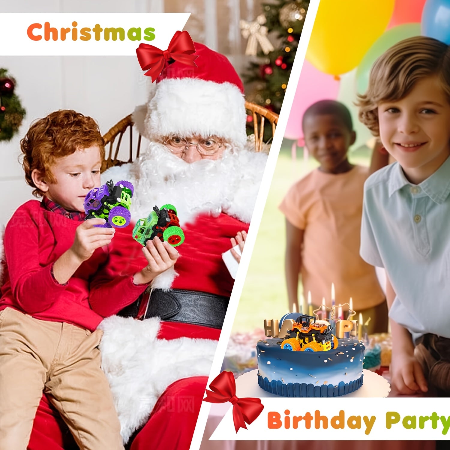 Kids Off-Road Climbing Car with Four-Wheel Drive and Random Patterns for Ages 3+