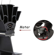Replacement Fireplace Fan Motor 1450RPM Heat Powered Electric Generator for Wood Stove Fans