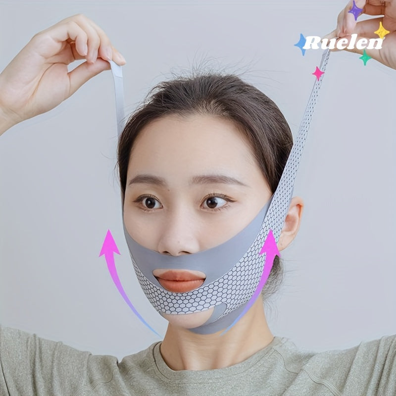 Women Facial Slimming Band Reusable Nylon Chin Cheek Lift Belt for V Line Shaping
