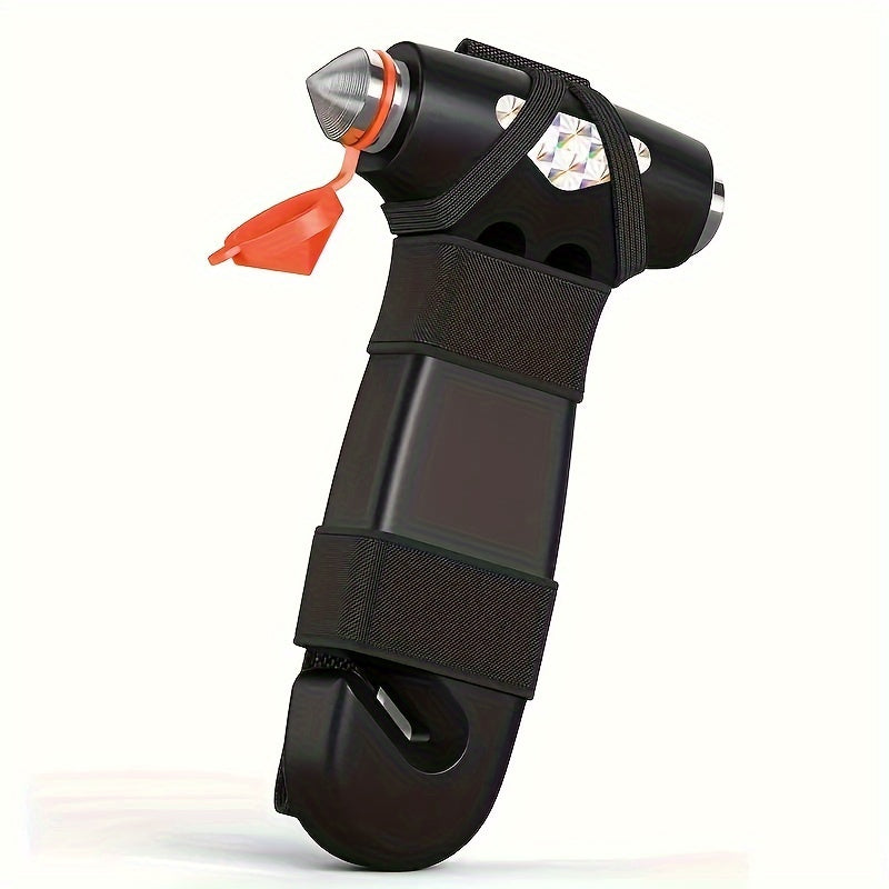 Car Safety Hammer Window Breaker Emergency Escape Tool Black