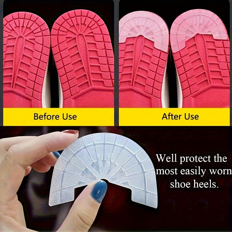 2PCS Anti-Slip Shoe Sole Patches Self-Adhesive Grip for Sneakers Outdoor Sports
