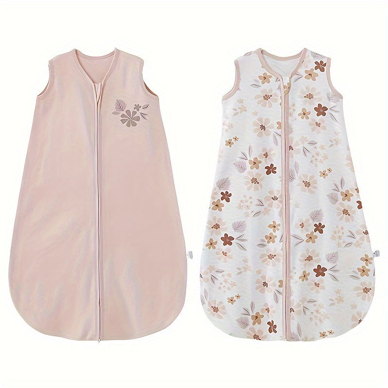 Kids' Sleeveless Summer Sleeping Bag Set 0.5 Tog for Children