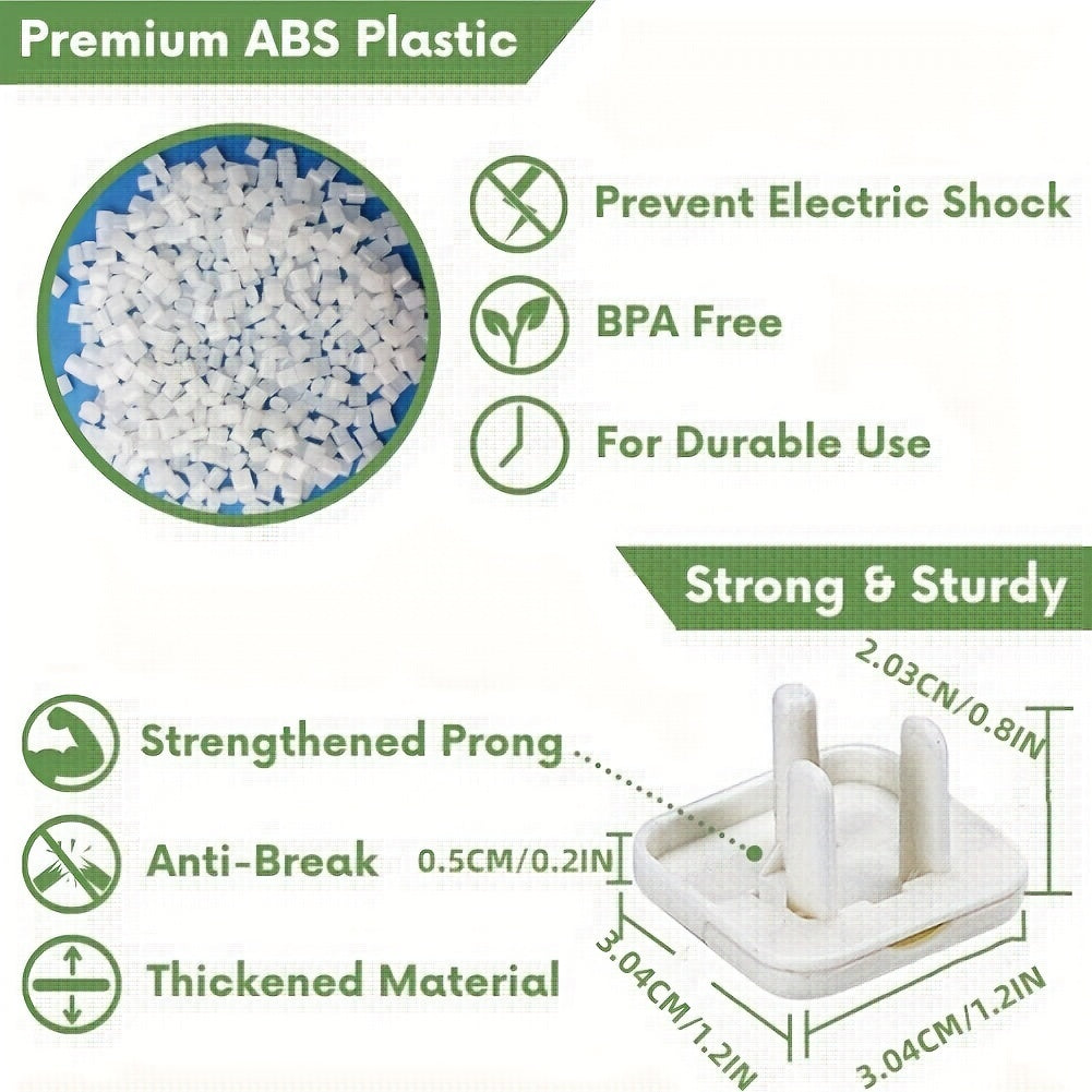 Children's Electrical Outlet Cover for 20/40 Socket Safety Plastic Childproofing