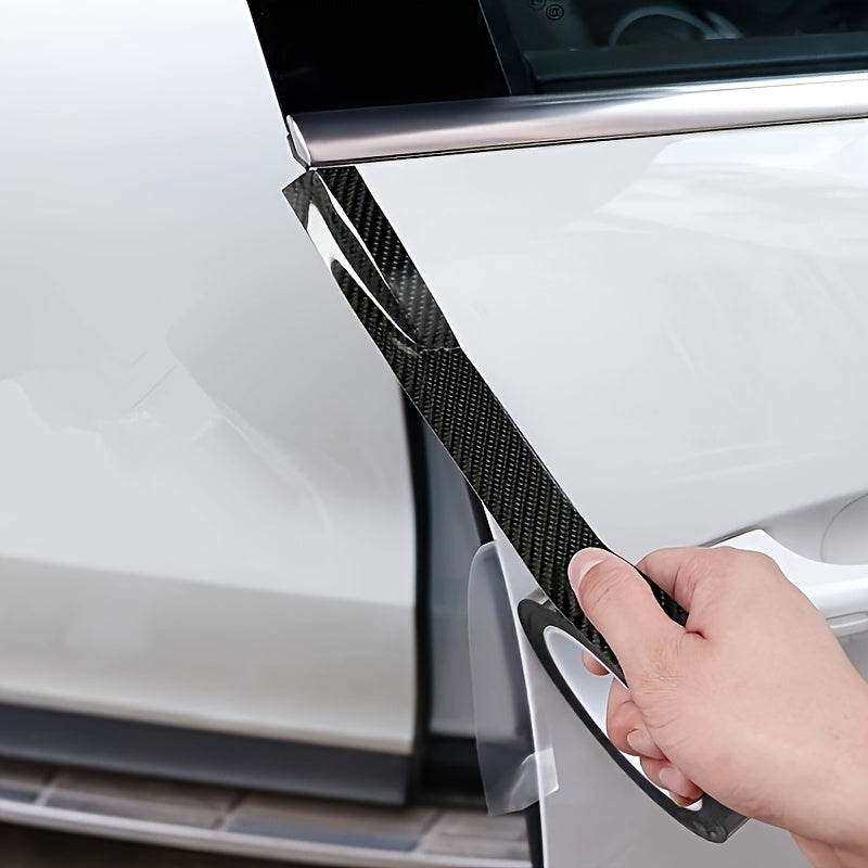 Car Door Sill Protector Sticker Anti-Scratch Kick Guard Pad 1pc