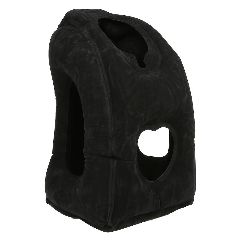 Inflatable Travel Pillow Neck Lumbar Support for Airplane Car RV