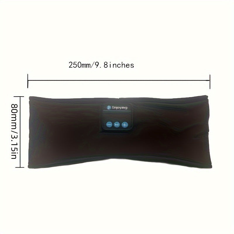 Wireless Sleep Headphones Headband 3-in-1 Eye Mask with Volume Control for Side Sleepers