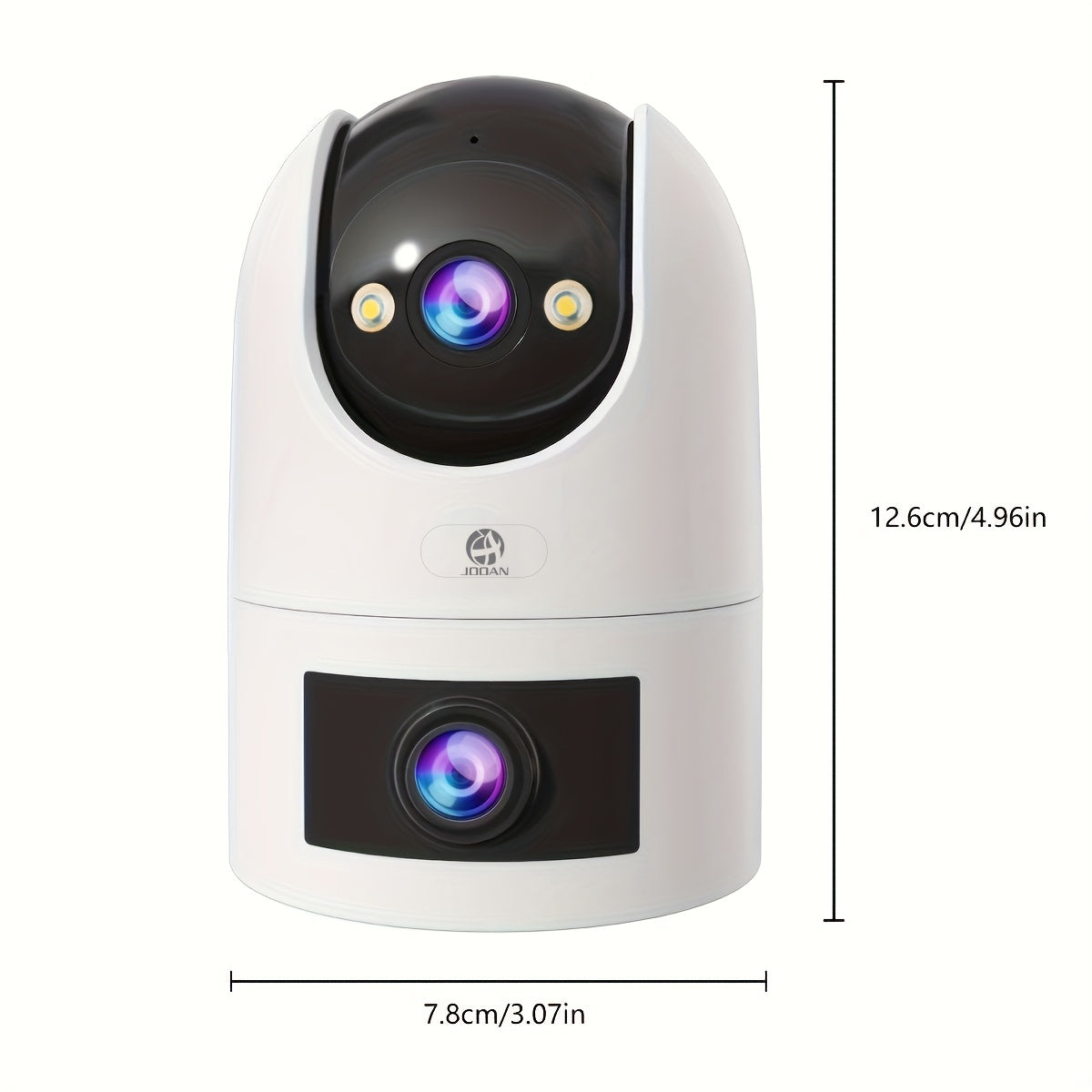 4K PTZ Security Camera with Night Vision and WiFi Dual Lens Video Monitor