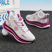 Women's Breathable Running Shoes Lightweight Sneakers Pink Purple Cushioned Sport