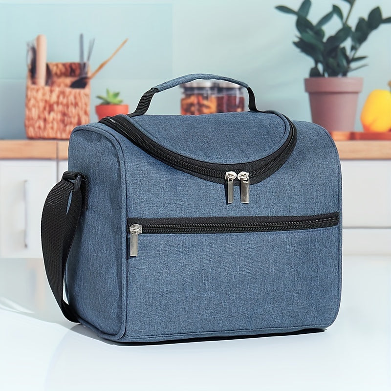 Bolsa de almuerzo con tema espacial aislada y correa ajustable de gran capacidad