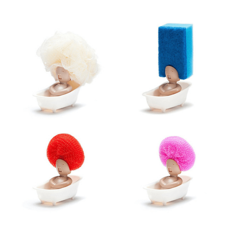 Vanna shaklidagi saqlash racki, plastik tashkilotchisi, oshxona va hammom uchun muhim buyumlar