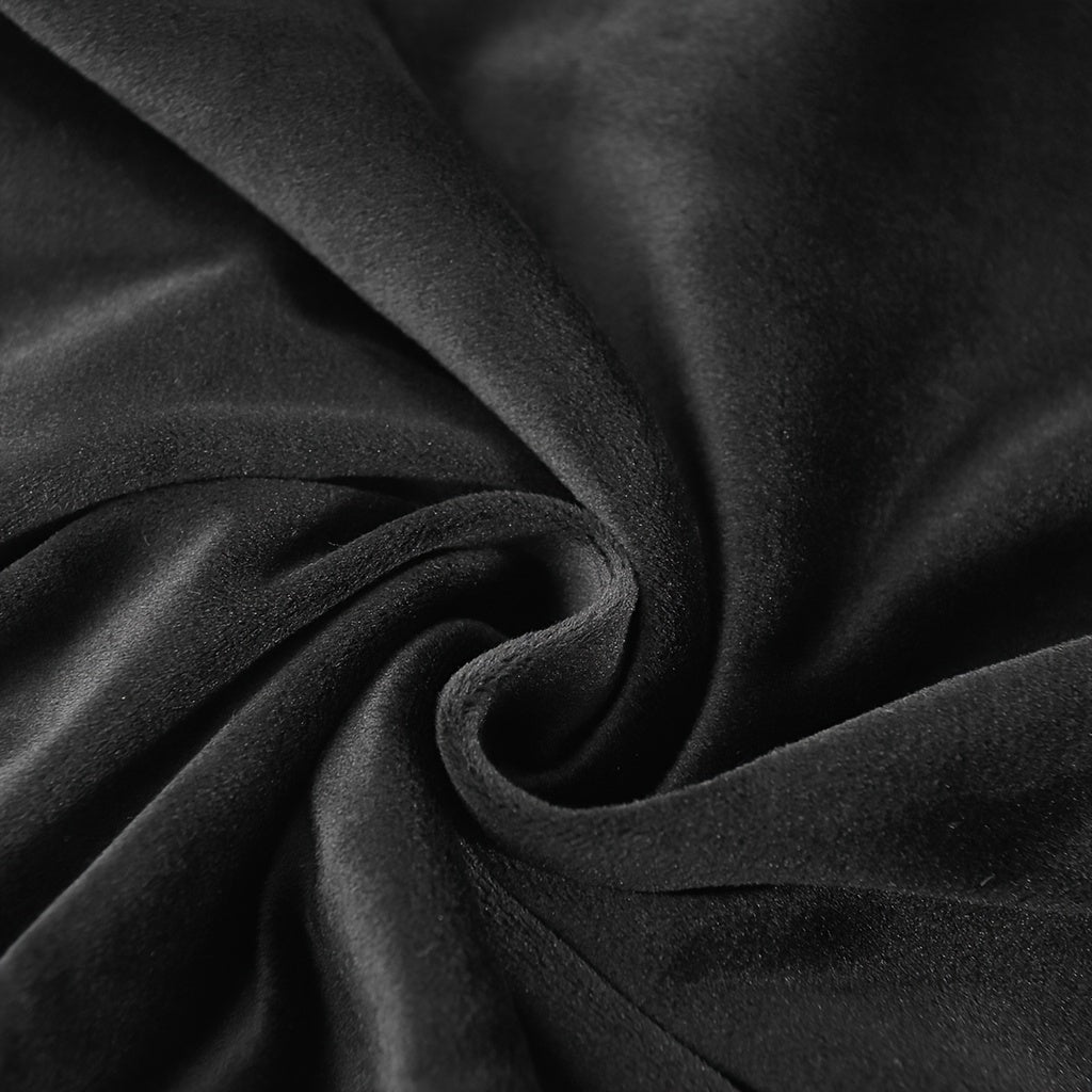 Пара бархатных чехлов для подлокотников из серебристого лиса