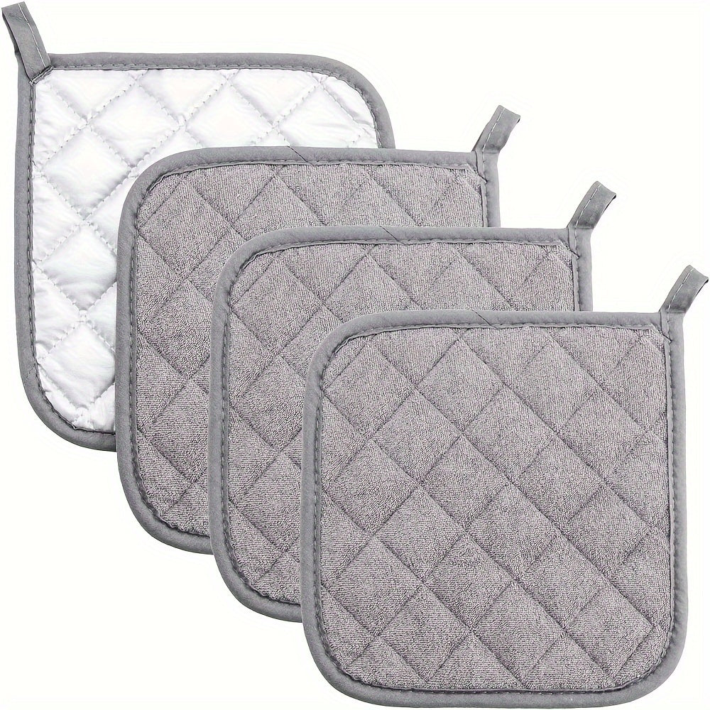 6 oshxona qozonliklar uchun qozonliklar issiqlikka chidamli issiq padlar tripod turli qora