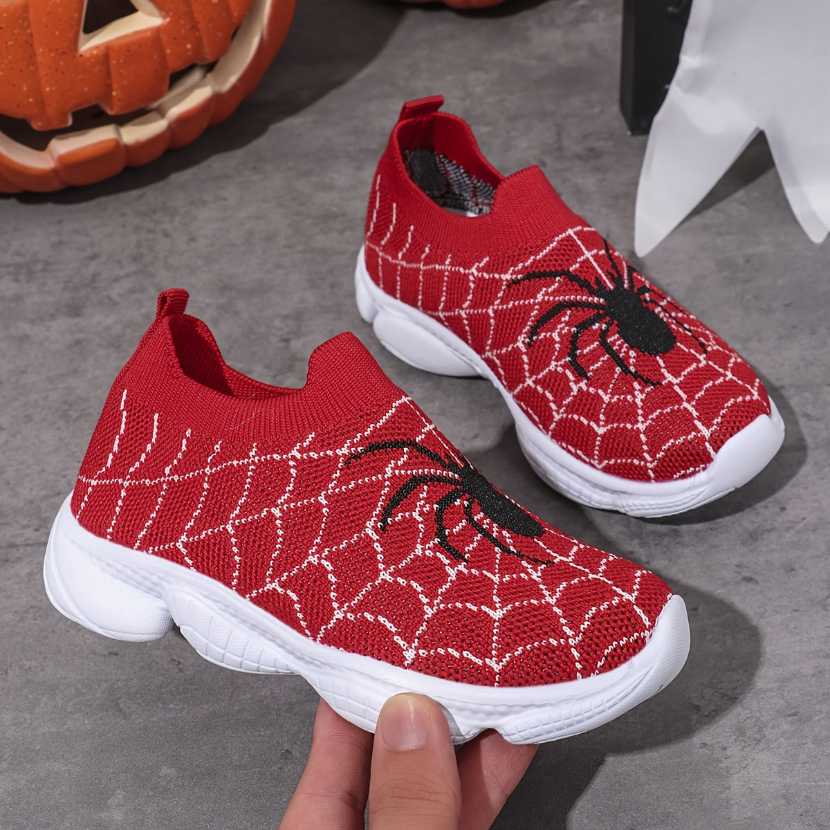 Детские дышащие кроссовки из холста без шнурков для прогулок на свежем воздухе и повседневных мероприятий