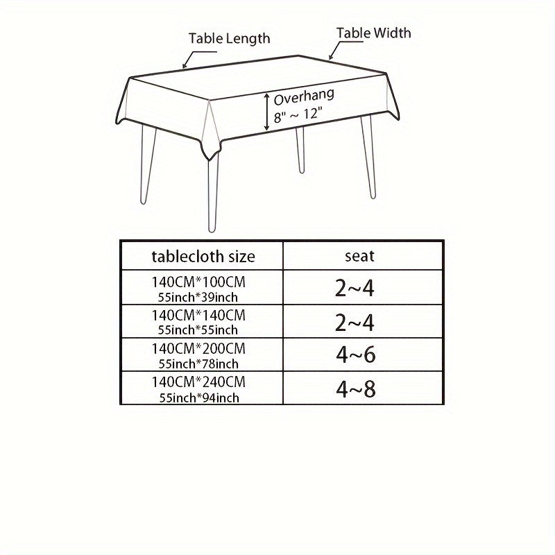 Mantel floral de campana roja para comedor de Navidad, poliéster, cuadrado, tejido
