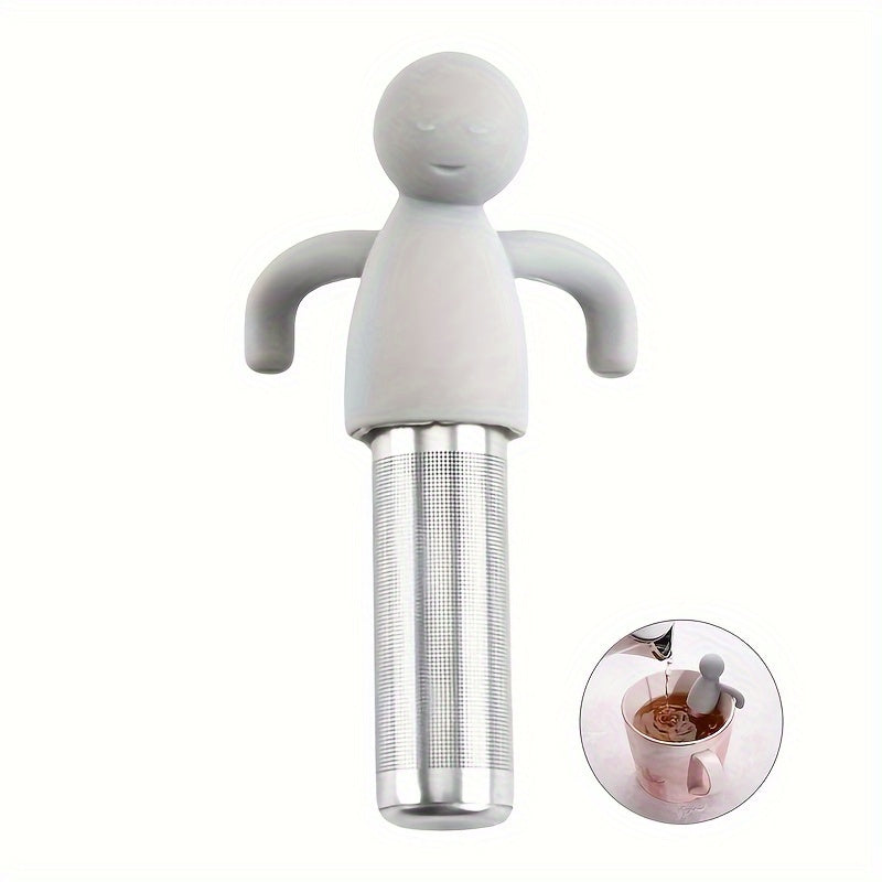 Stainless Steel Tea Infuser with Silicone Hook Handle for Loose Leaf Tea