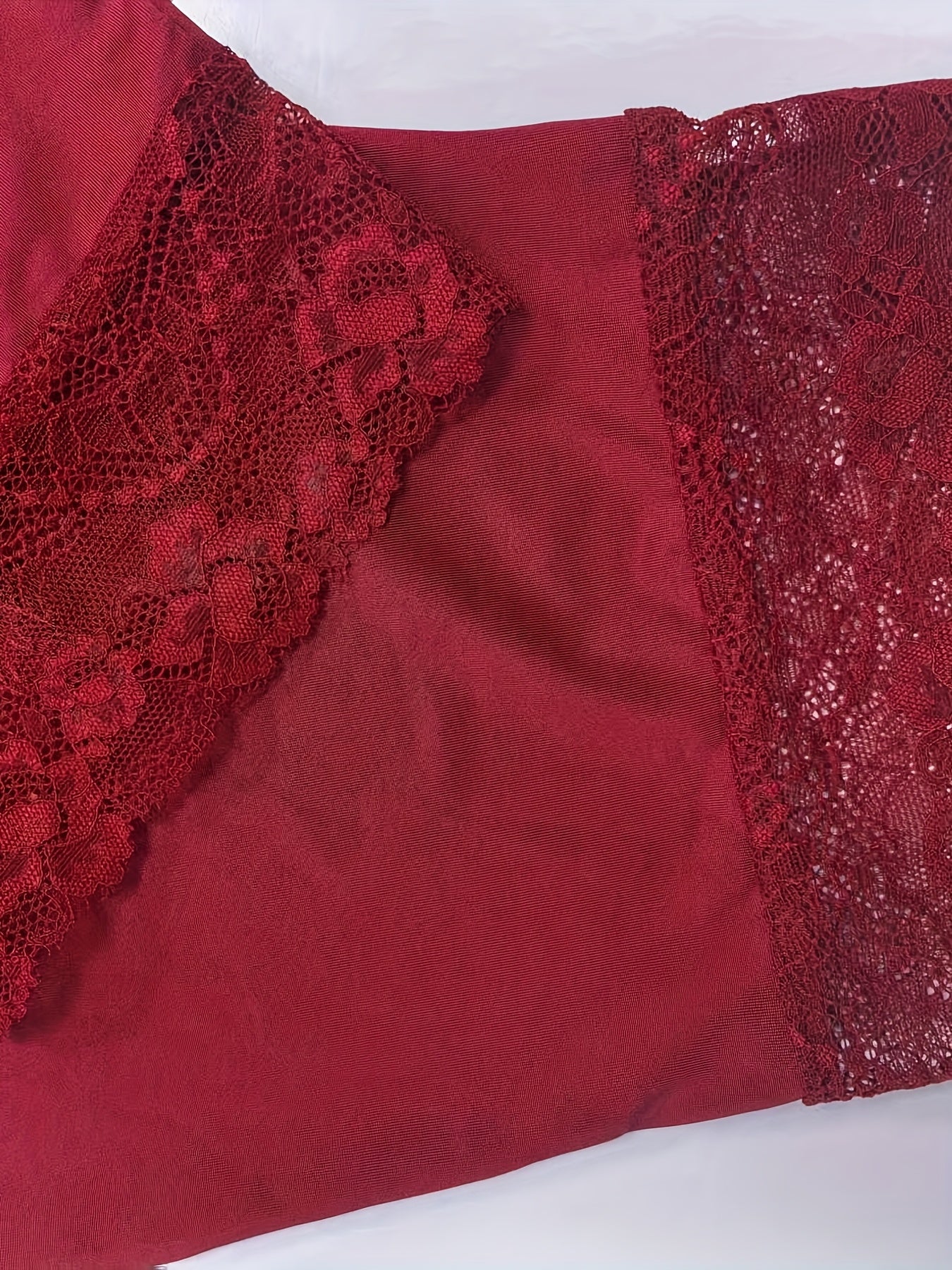 Women's Plus Size Black Capri Leggings with Lace Trim High Waist Stretchy