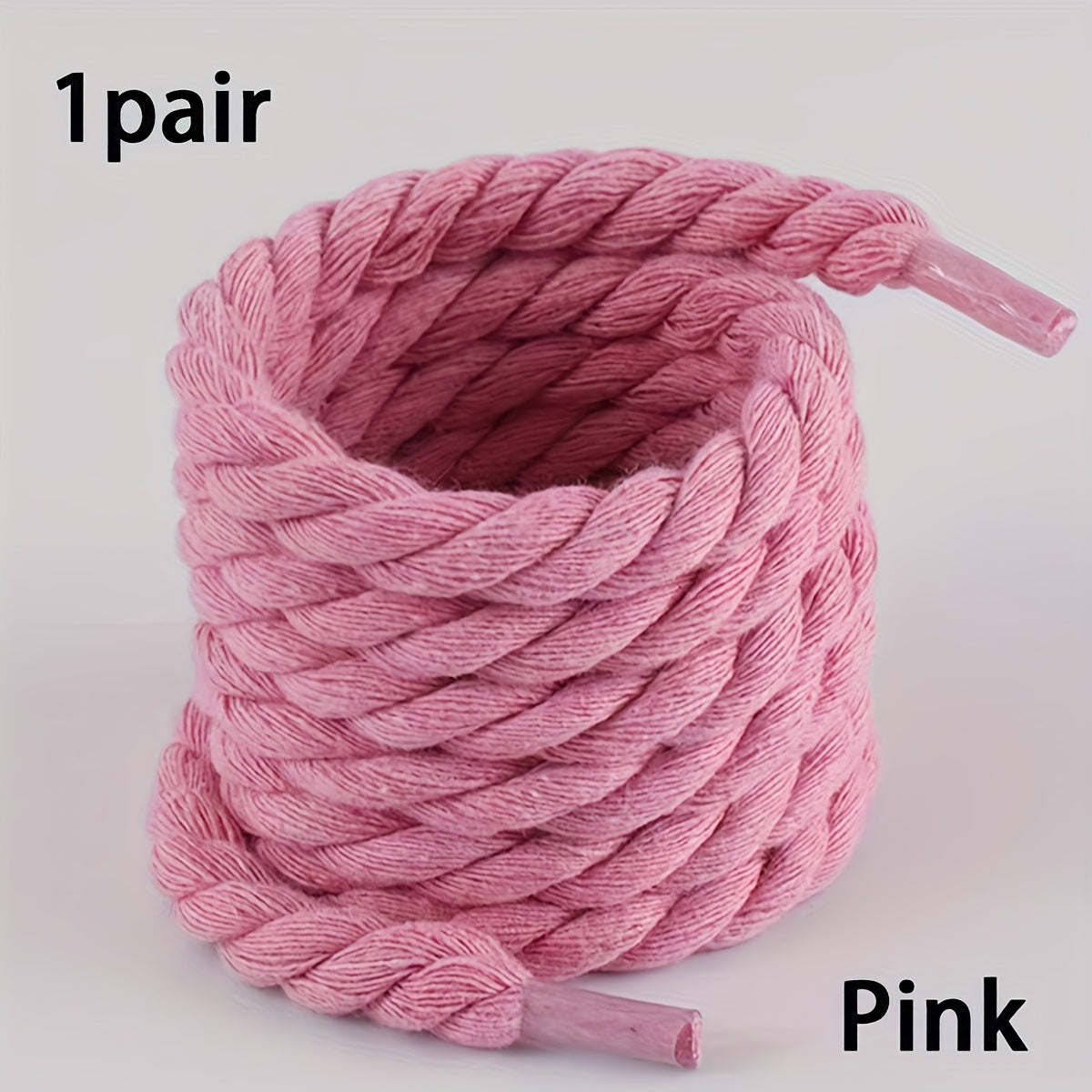 Unisex Woven Shoelaces 4 Pairs Durable Lightweight Canvas Sneakers Bold Colors