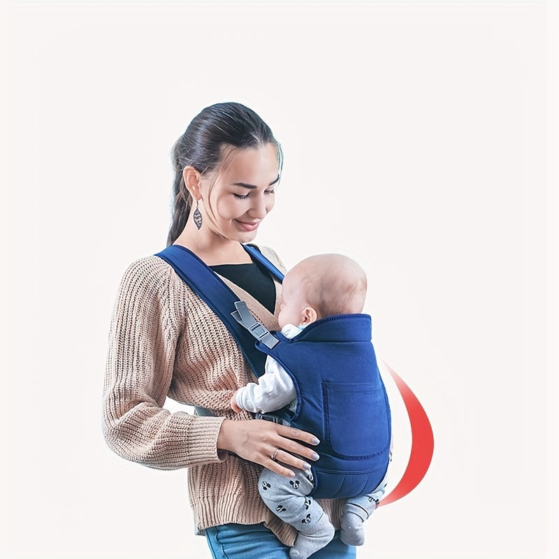 Baby Carrier with Shoulder and Front/Rear Straps for Secure and Comfortable Use