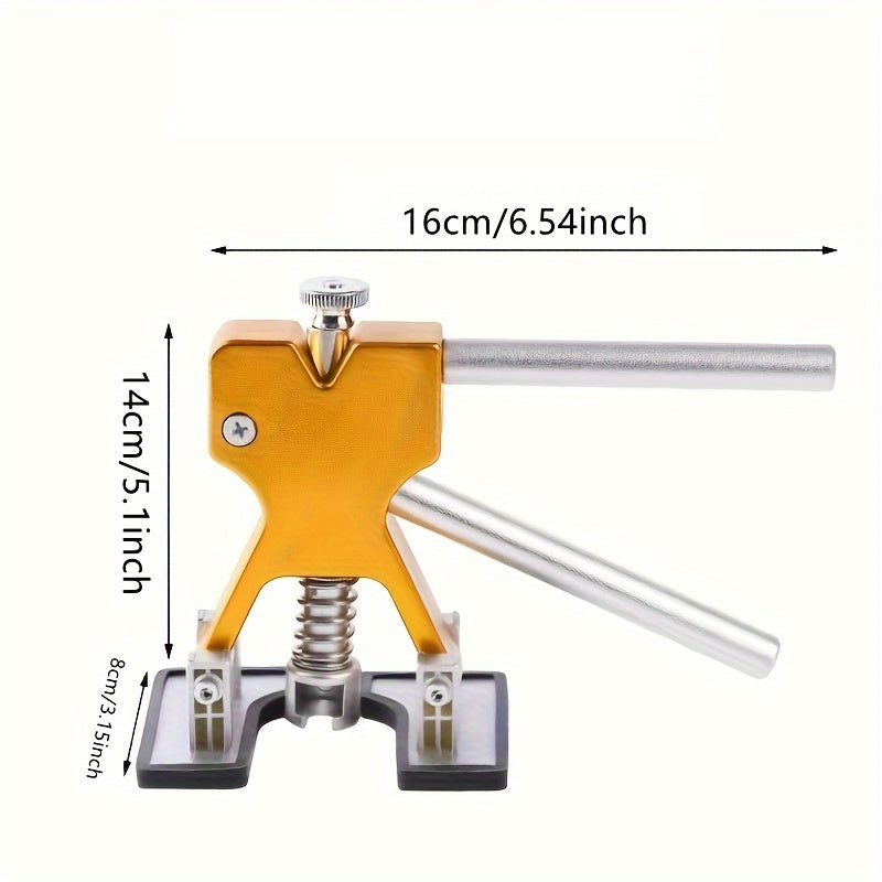 Paintless Dent Repair Kit with Adjustable Gold Dent Puller Tools for Car Dings and Hail Damage