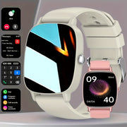 Unisex Smartwatch with 4.7cm TFT Display Fitness Sleep Tracker Sedentary Alert Wireless Calling Multi-Sport Compatibility