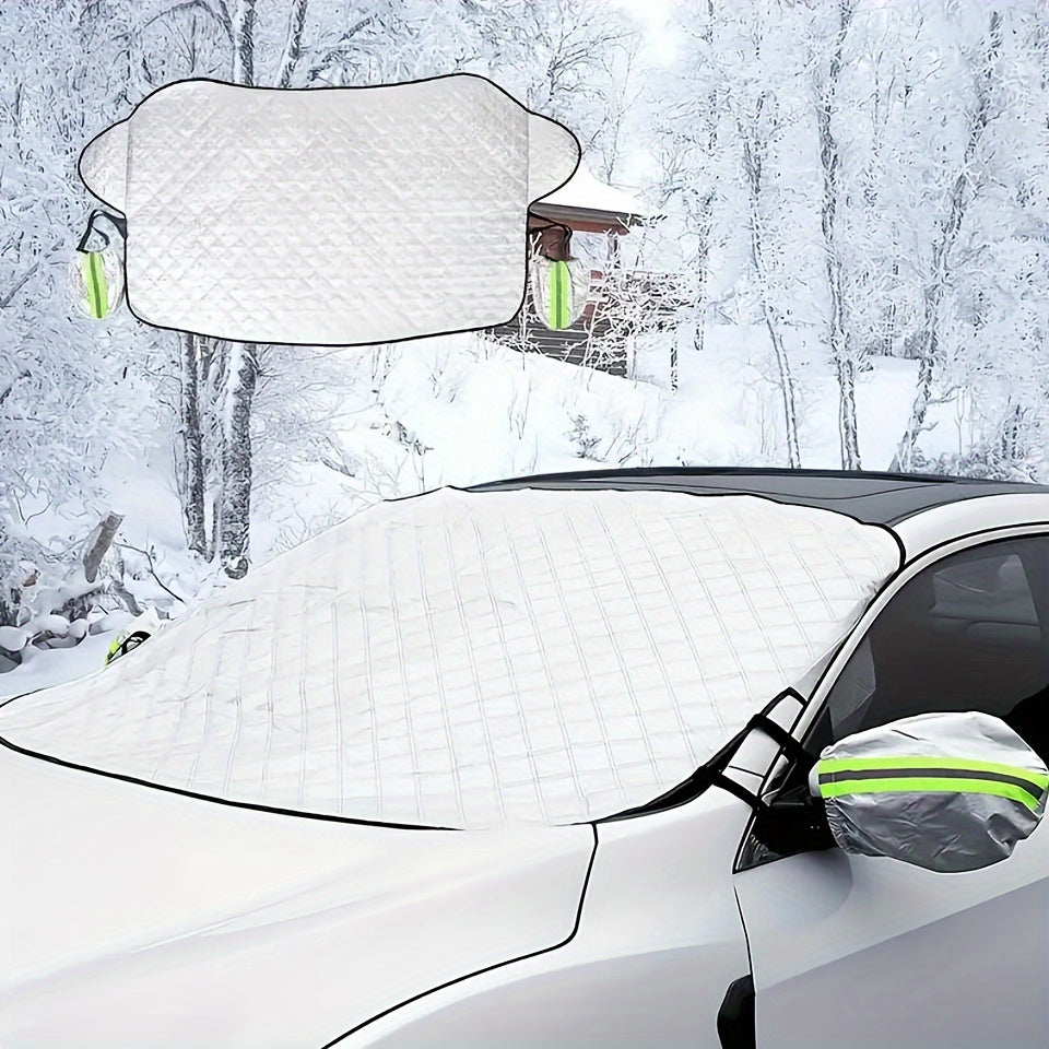 Barcha mavsumlar uchun avtomobil qoplami, suv o'tkazmaydigan, shisha oynalar uchun pechka qoplamlari, UV, muz, qor, chang bilan