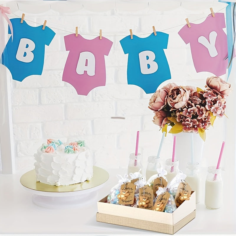Llavero de oso de PVC para fiesta de bodas, baby shower y decoraciones de cumpleaños