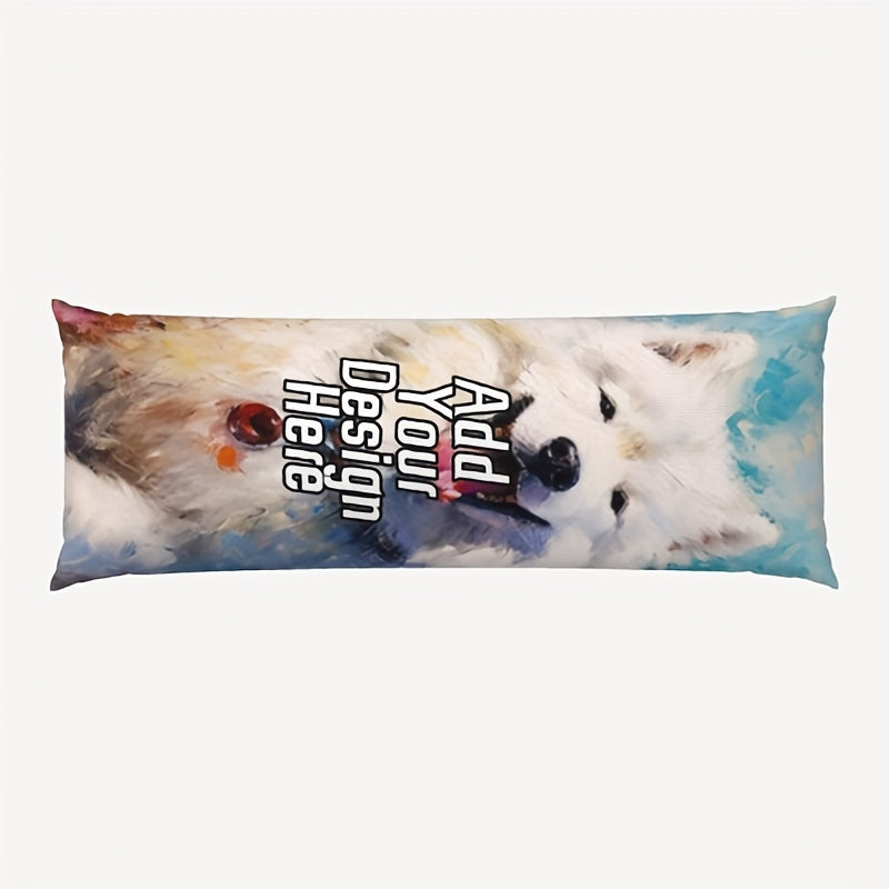 Ikkita tomonlama bosma maxsus foto tanasi yostiq qoplamasi - Yumshoq qisqa plush, zipli esdalik uy bezak sovg'asi, yubiley, Sevgililar kuni, Rojdestvo uchun - 14 yosh va undan katta do'stlar uchun mukammal - 50.8x137.16 sm o'lchami