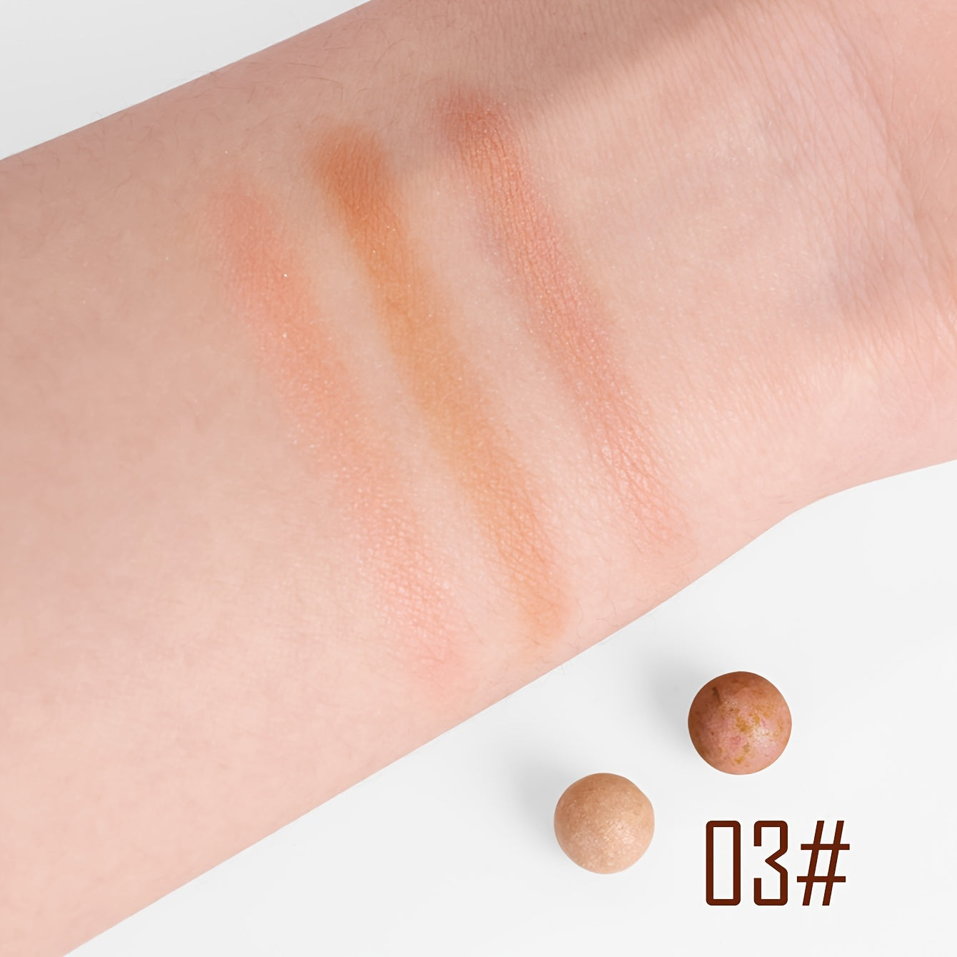 Женские пудровые румяна-жемчужины с мультиоттенками, водостойкие, натуральный финиш