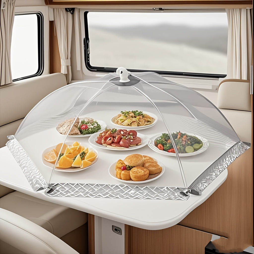 Adjustable Mesh Food Cover Foldable Reusable Dining Table Protector