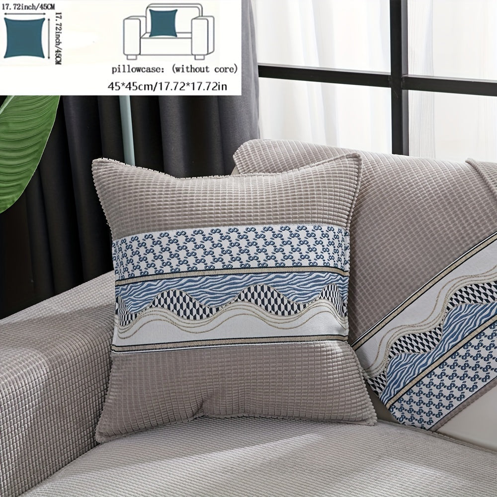 Velvet Sofa Cushion Cover Non-Slip Pet-Friendly All-Season Protecting Armchair Loveseat 3-4 Seater