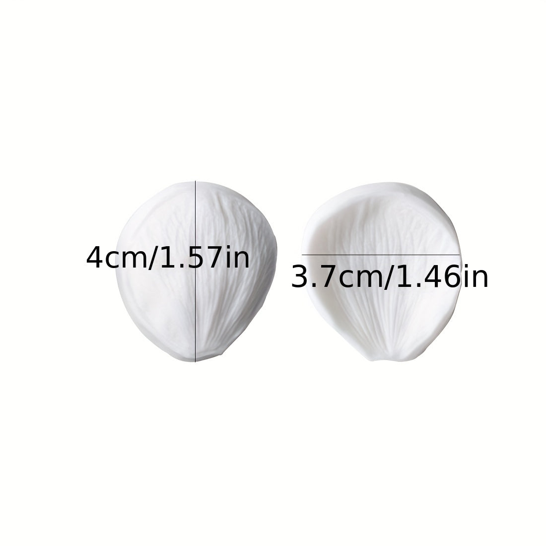 Keks bezash uchun gul barglari uchun silikondan tayyorlangan qolip, shokolad, sovun va hunarmandchilik uchun