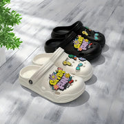 Women's EVA Flat Summer Shoes Beach Water Sandals with Accessories