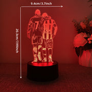 3D Football Night Light for Fans Kids and Adults Decorative LED Gift