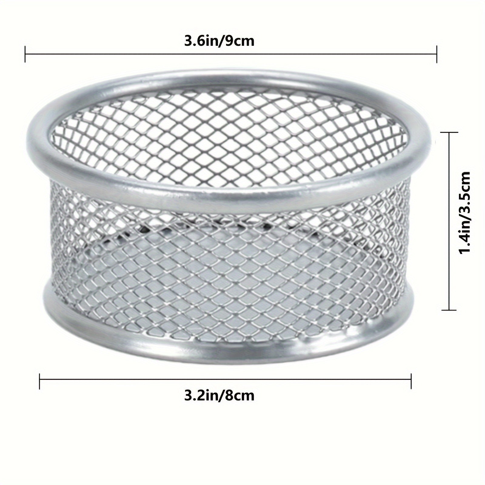 Caja organizadora de escritorio para clips y chinchetas