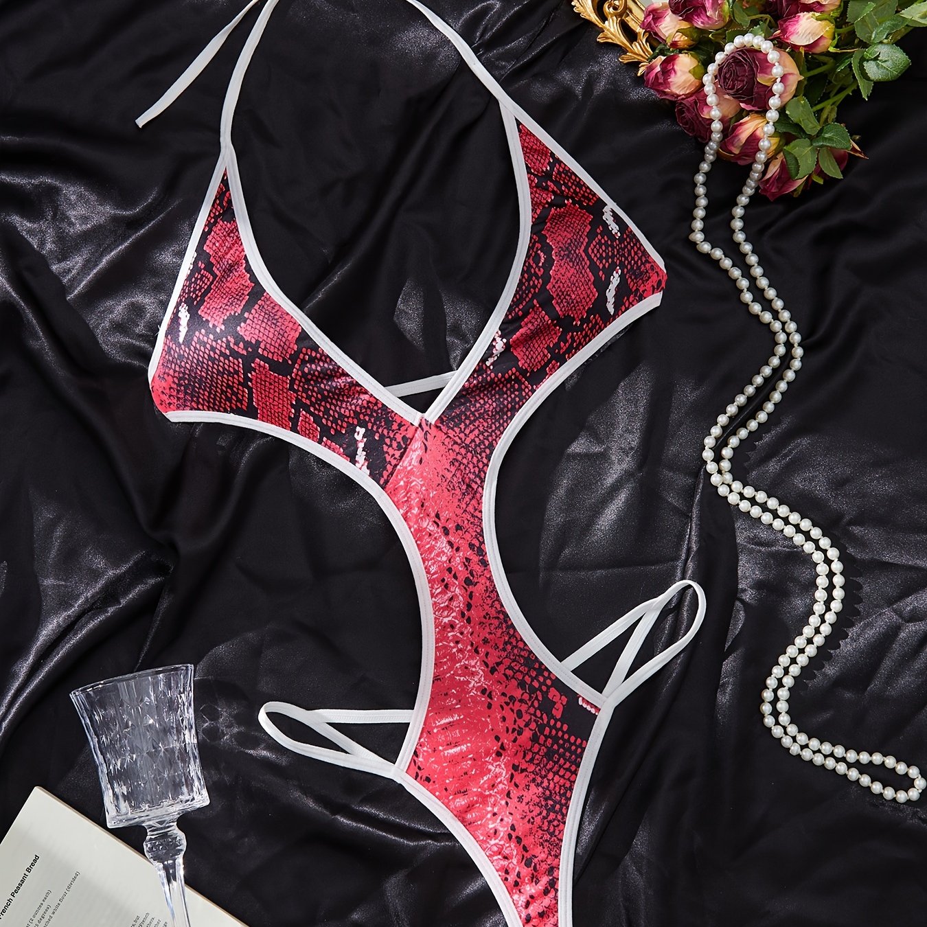 Women’s Open-Back Bodysuit Lingerie-Free Stylish Sexy Underwear-Free