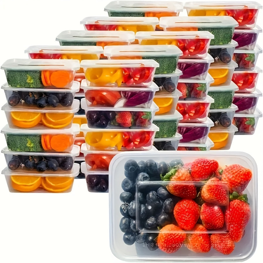 15 Pack BPA-Free Food Storage Containers with Lids for Lunch and Meal Prep