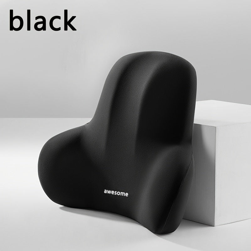 Пена с памятью для офисного кресла, подушка для поясницы, нескользящая, моющаяся, подушка для спинки и сиденья