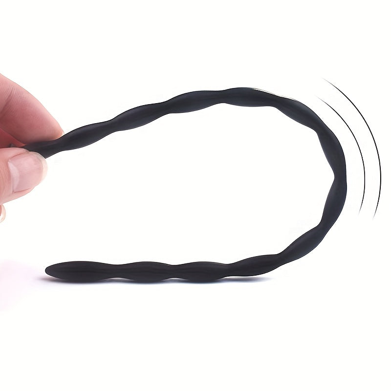 Male Urethral Dilator Soft Silicone Prostate Massage Penis Plug Masturbation