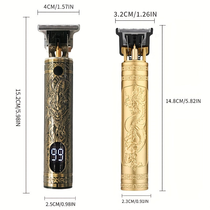 cortapelos profesional inalámbrico con hoja en T y batería recargable por USB