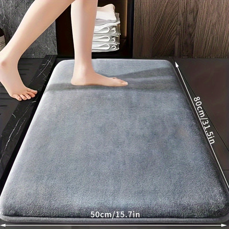 Ultra Soft Non-Slip Bath Mat with Absorbent Material for Bathroom Decor