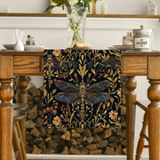 Polyesterdan tayyorlangan, Elegant William Morris maymunqush gullari naqshidagi stol yugurti, oshxona, ovqat xonasi, partiyalar va uy bezaklari uchun. Stol usti bezaklari uchun ideal.
