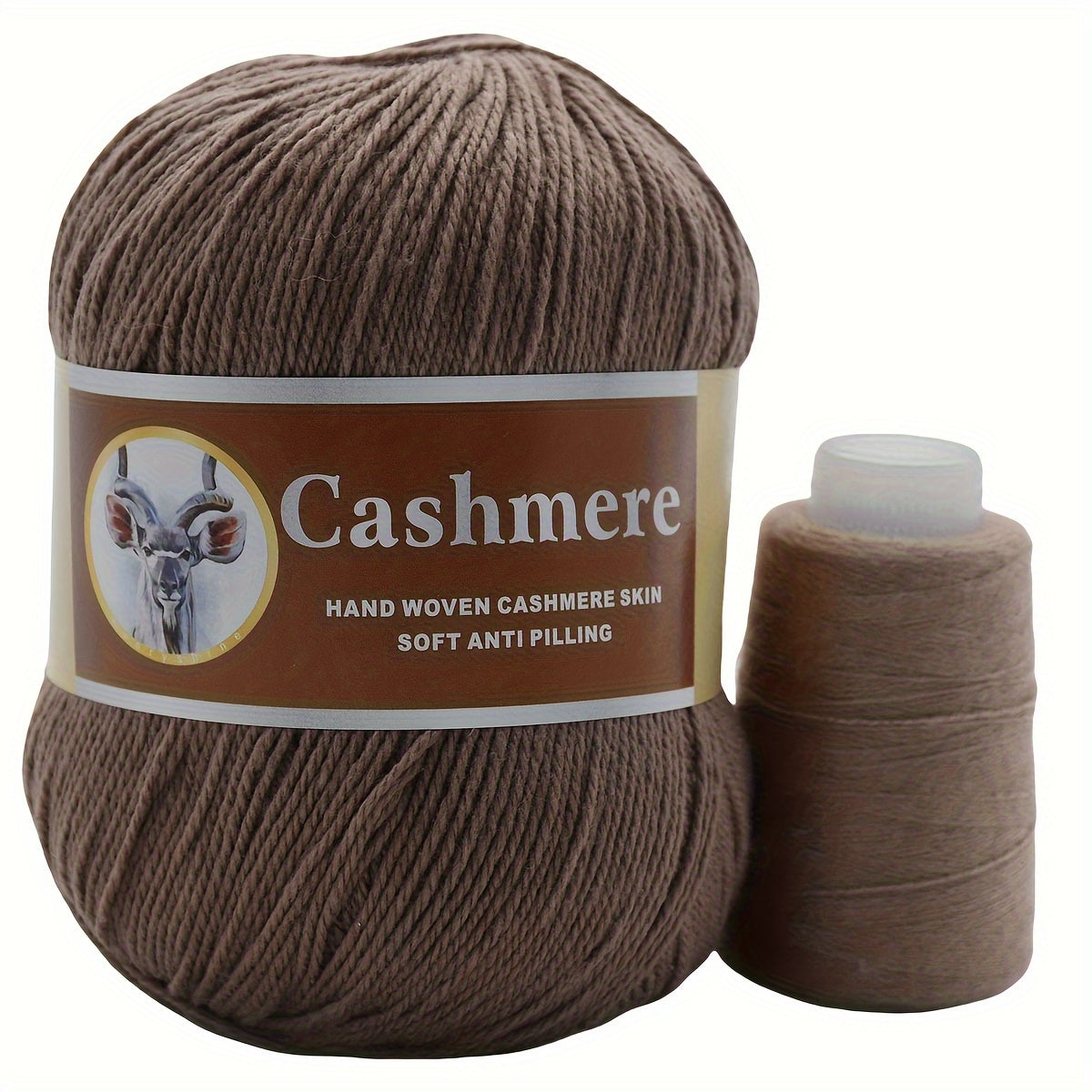 Hand-Woven Cashmere Blend Crochet Yarn 70 Cashmere 320m Assorted Colors