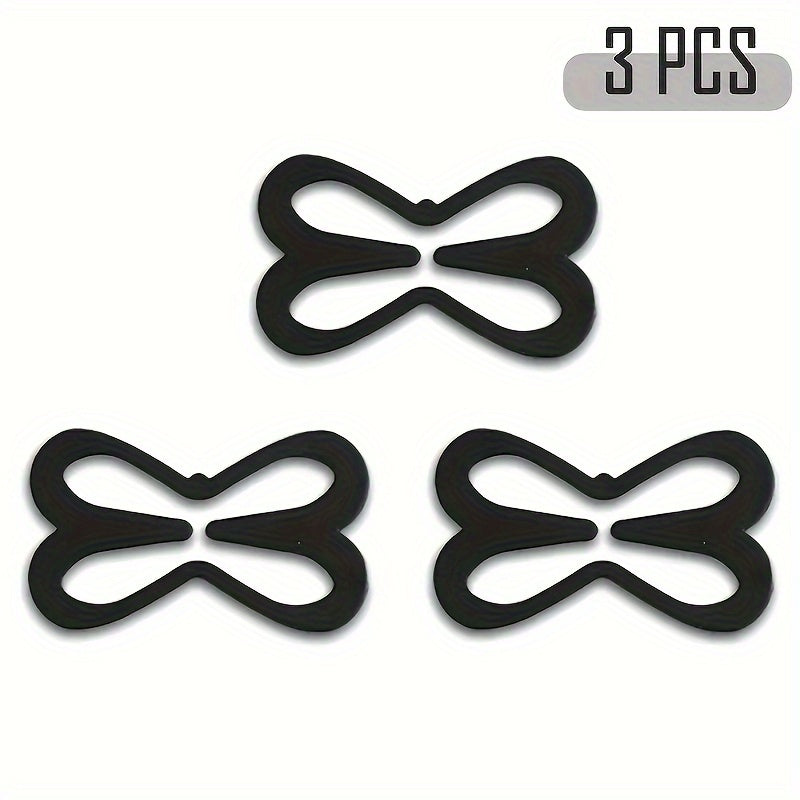 Women's Invisible Bra Strap Clips Non-Slip Lift Hide 3 Pack