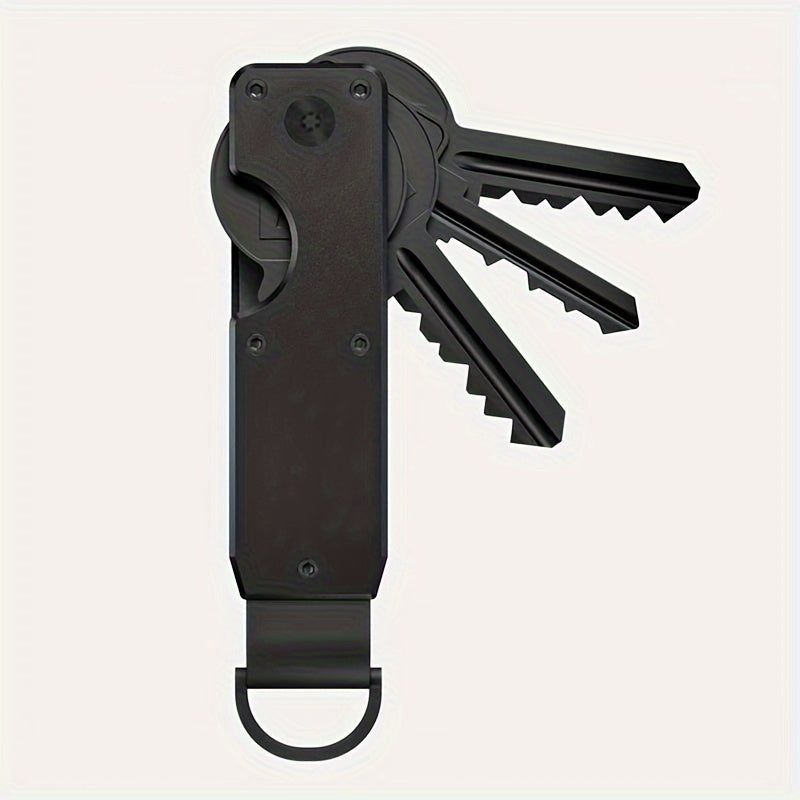 Minimalist Key Organizer Compact Metal Holder for 2-6 Keys Daily Use