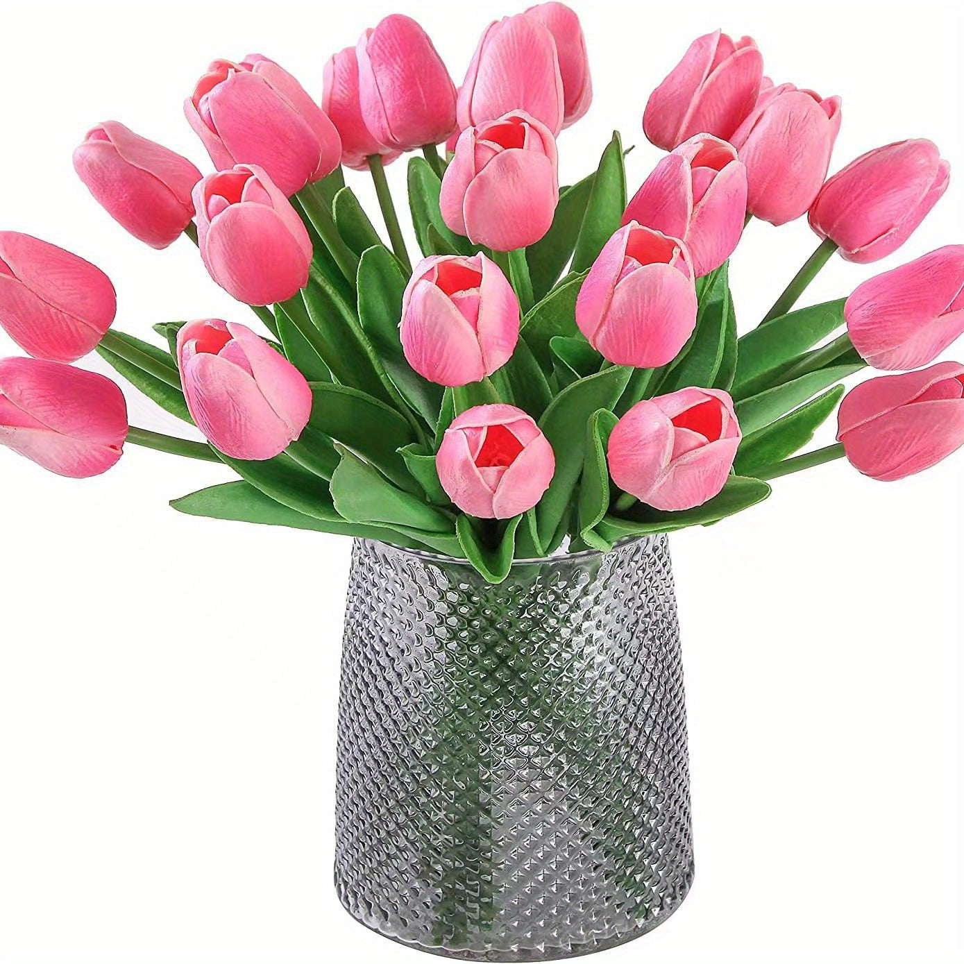 Set of 10 Artificial Tulip Flowers for Home Decor Weddings Offices Cafes and Gifts