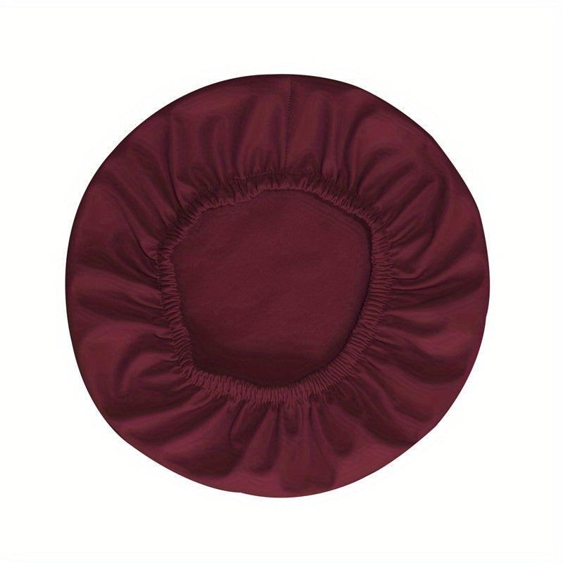 Waterproof Elastic PU Leather Stool Cover for Bar and Salon Small Round Seats