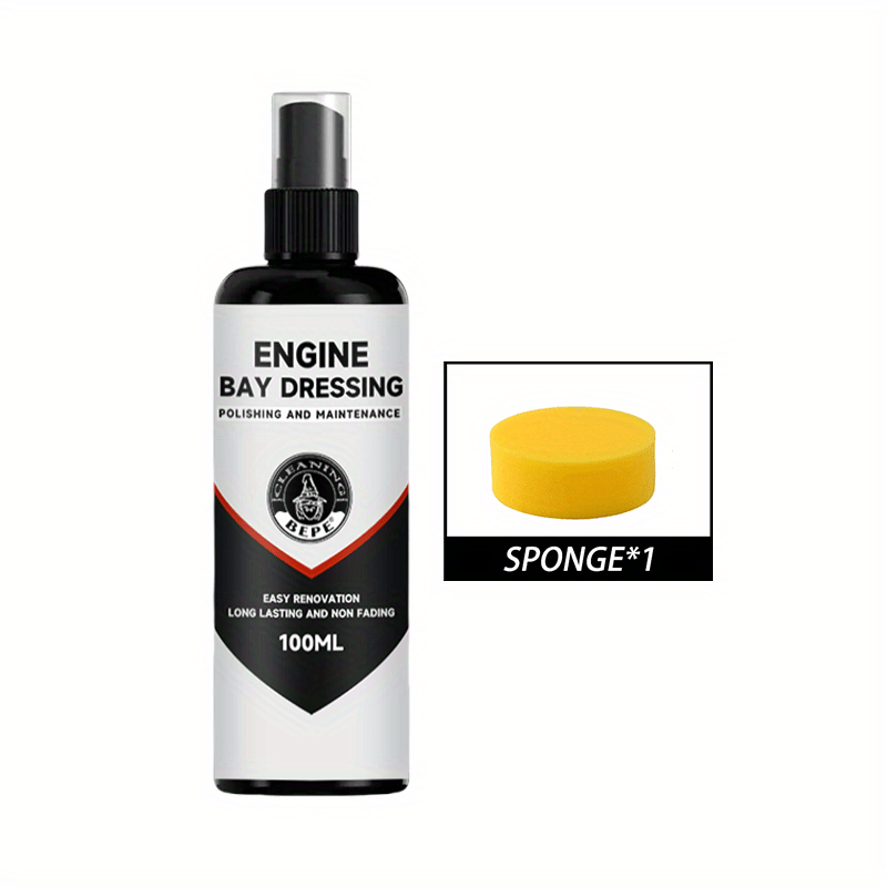100ml Dvigatel va Plastmassa Detallarini Yangilash, Yaltirash, Yuvish, Avtomobil Qopqog'i, Bagaj, Gome