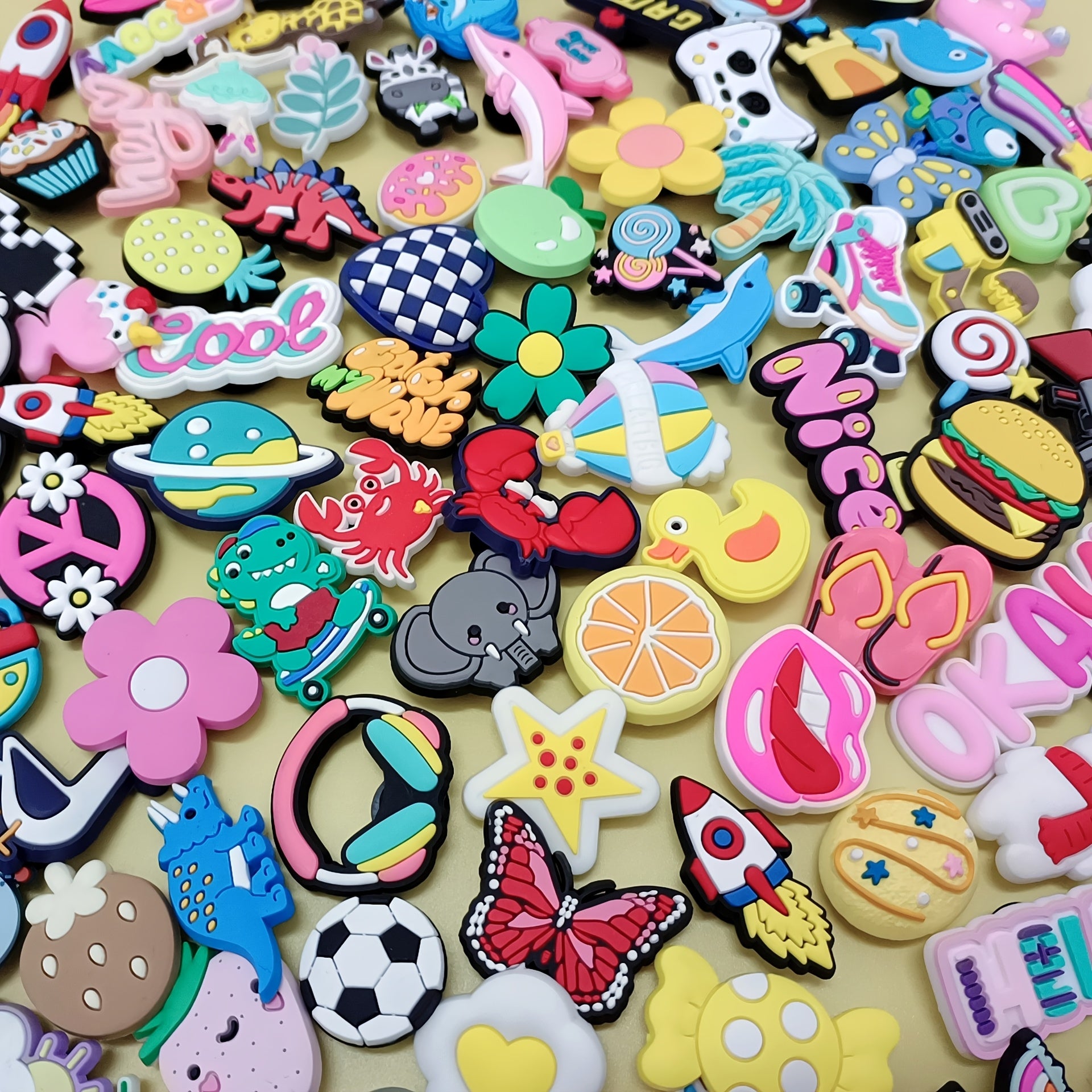 Decorative Shoe Accessories for Women Men Sizes 30 50 100 200 Beach Bag DIY