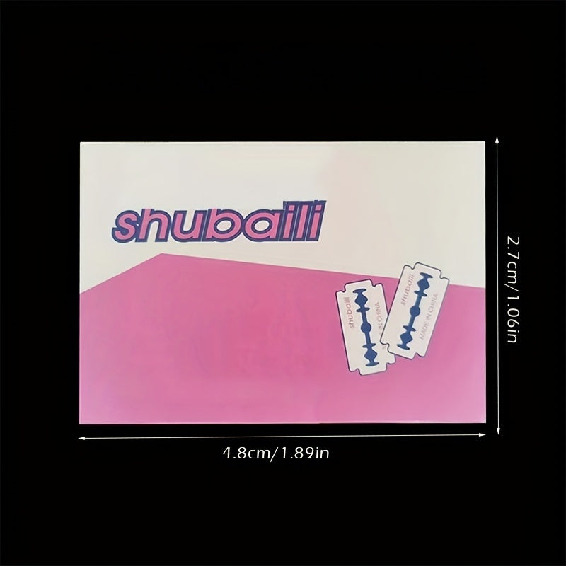 Men’s Double Edge Safety Shaving Blades Pack of 50 or 100 Carbon Steel